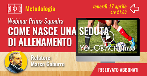 YouCoachClass webinar prima squadra metodologia