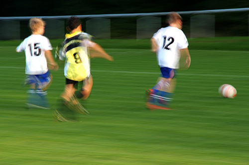 Bambini allenamento calcio