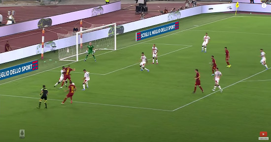 Gol Dzeko Roma 3-3 Genoa Serie A